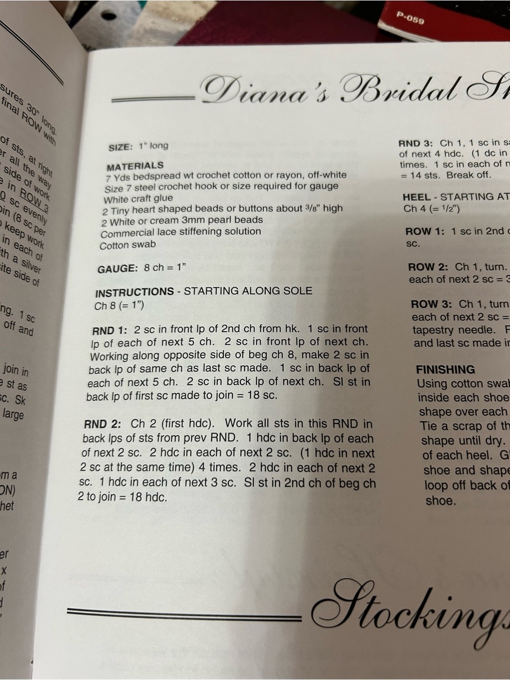 4/$100 Princess Diana Bridal Doll Crochet Pattern Booklet - Ivory Wedding Gown - Picture 2 of 3